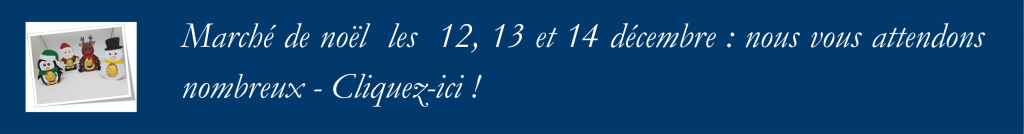 Bannière marché de noël 2025